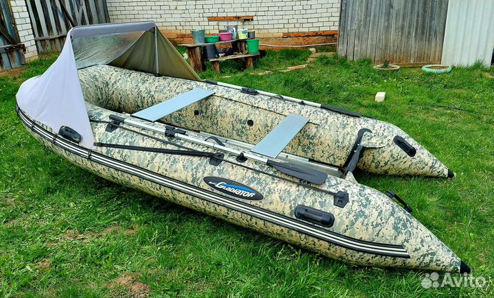 Лодка пвх Gladiator HD390AL camo