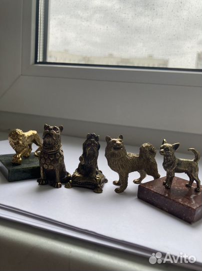 Бронзовые статуэтки животных
