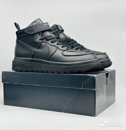 Кроссовки NIke Air Force 1 Boot Black Anthracite