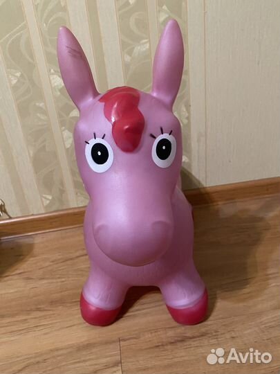 Резиновый ослик прыгун