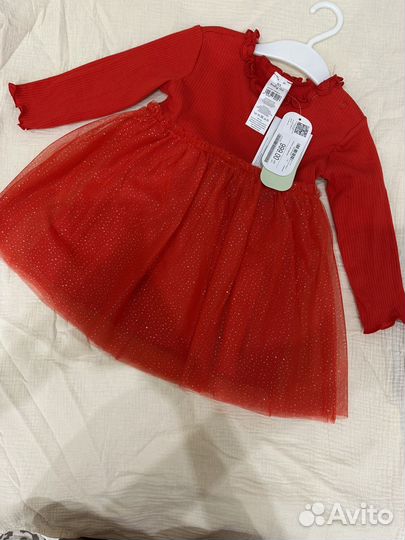 Нарядное платье для девочки 92