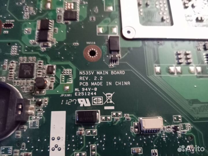 Материнская плата asus n53sv + i3 2310m