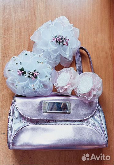 Банты белые для девочки