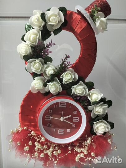 Часы. Подарок. Ручная работа