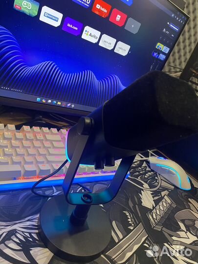 Настольный игровой микрофон Fifine AM8