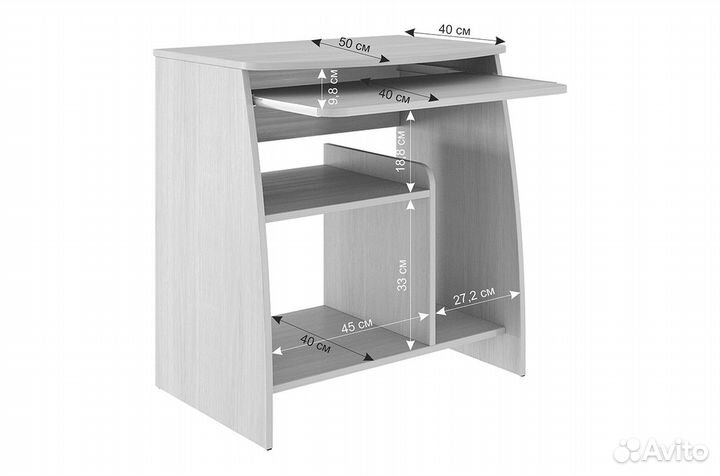 Стол компьютерный Кроха (венге)