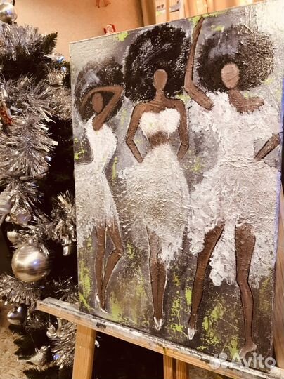 Картина, холст на подрамнике, 50*30 акрил