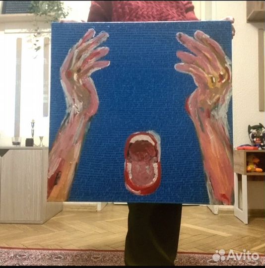 Сирены Улисса. Акрил на холсте. 50*50