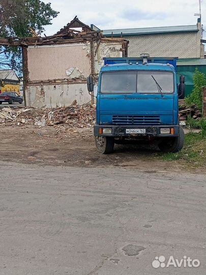 Вывоз мусора.шебень,песок.Снос дома