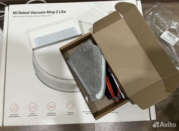 Робот пылесос xiaomi mi robot vacuum mop 2 lite