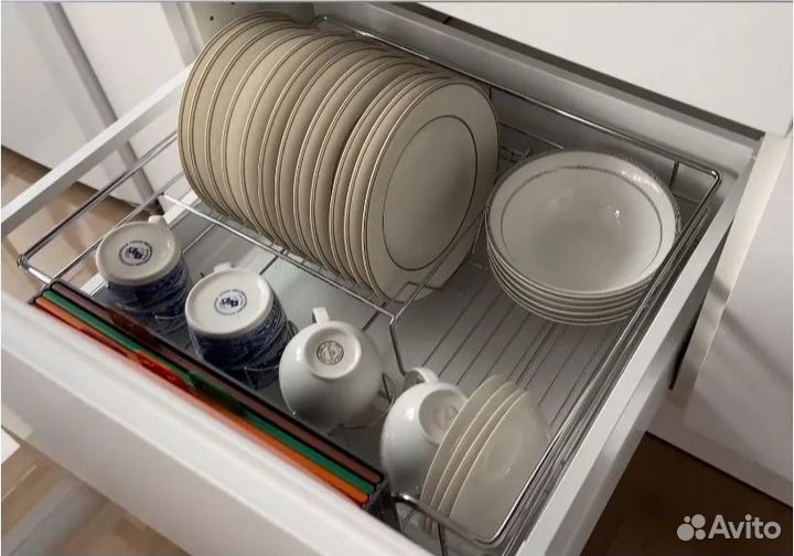 Сушка выкатная с поддоном в нижнюю базу 600 мм