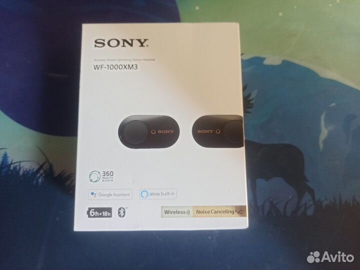 Беспроводные наушники TWS Sony WF-1000XM3 черные