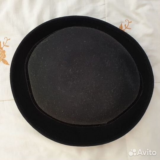 Шляпа котелок фетровый