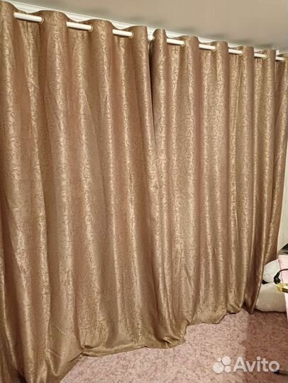Шторы + тюль бу