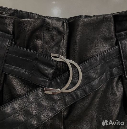 Шорты кожаные Zara xs-s