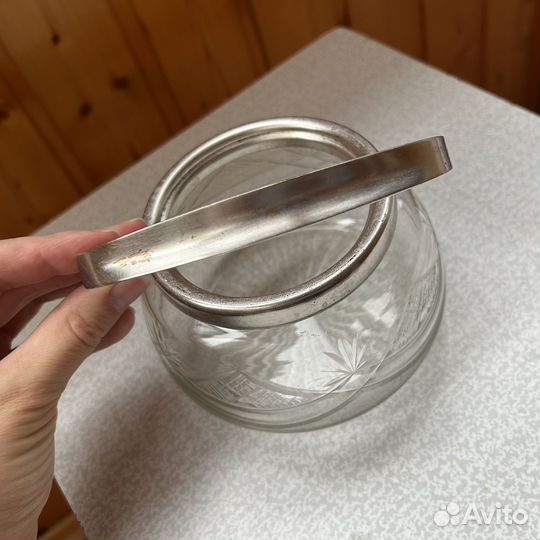 Сахарница стекло СССР