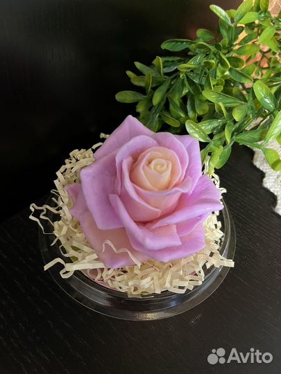 Мыло ручной работы роза 8 марта