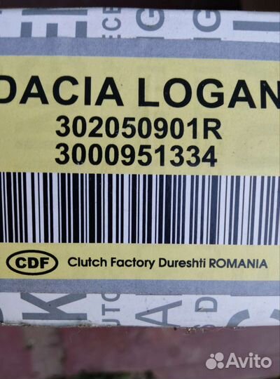 Сцепление renault logan
