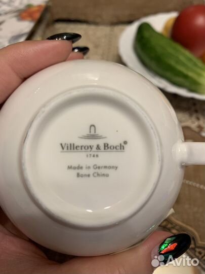 Villeroy&Boch Gray pearl чайная пара