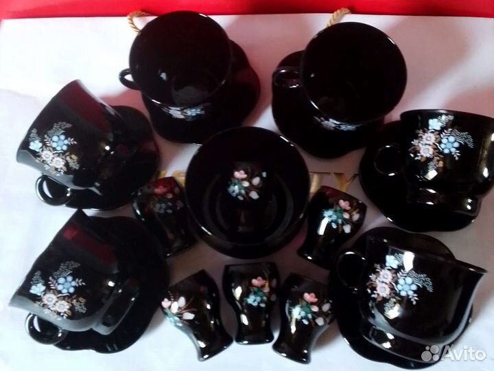 Сервиз. 2 в 1 чайный и ликерный.Винтаж