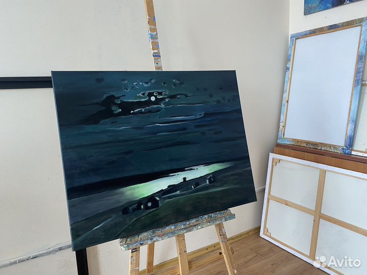 Картина маслом Архип Куинджи 70х90 в наличии