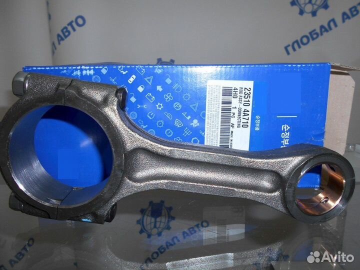 Шатун D4CB Hyundai Kia 235104A710 Оригинал