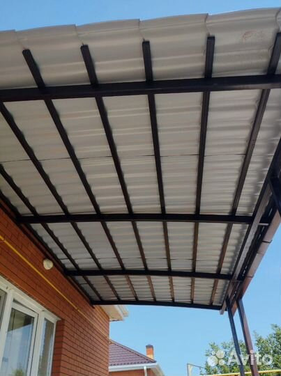 Навес-крыльцо к дому 