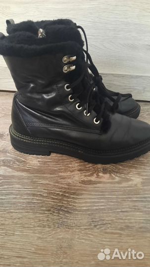 Ботинки zara кожа натуральная 36