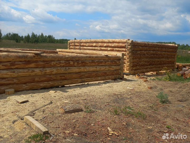 Сруб дом баня