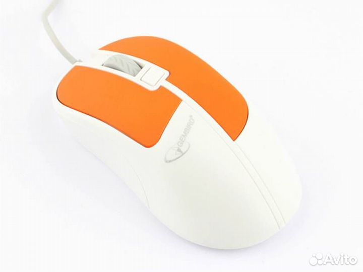Мышь Gembird MOP-410-O оранжевый USB
