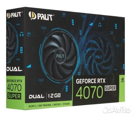 Видеокарта Palit RTX 4070 Super 12Gb новая