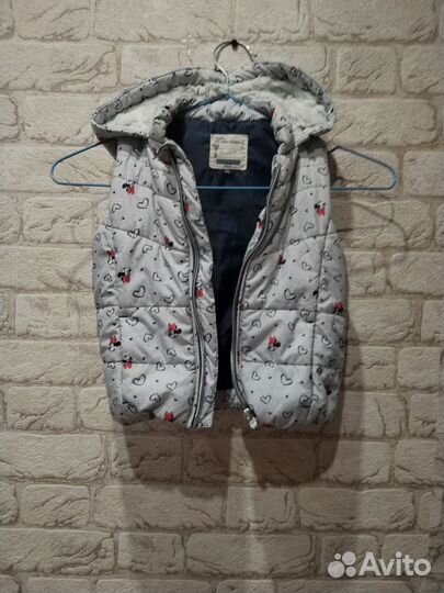 Жилетка для девочки размер 92