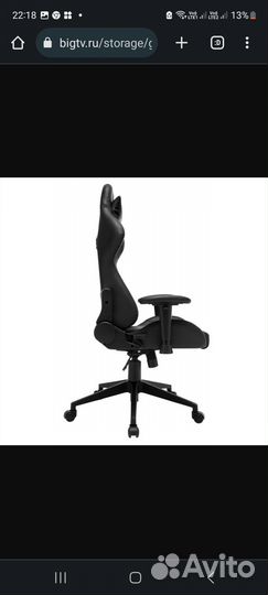 Игровое кресло gamelab penta black gl-600