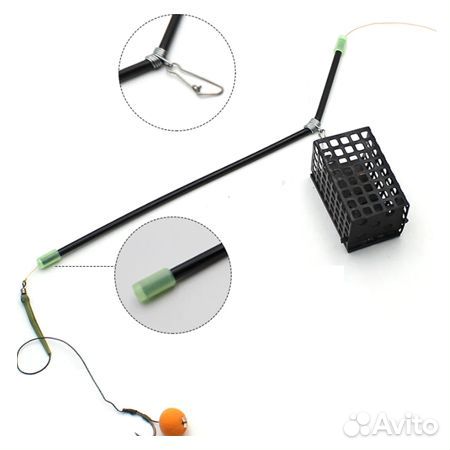 Фидерный монтаж / коромысло без кормушки 5шт