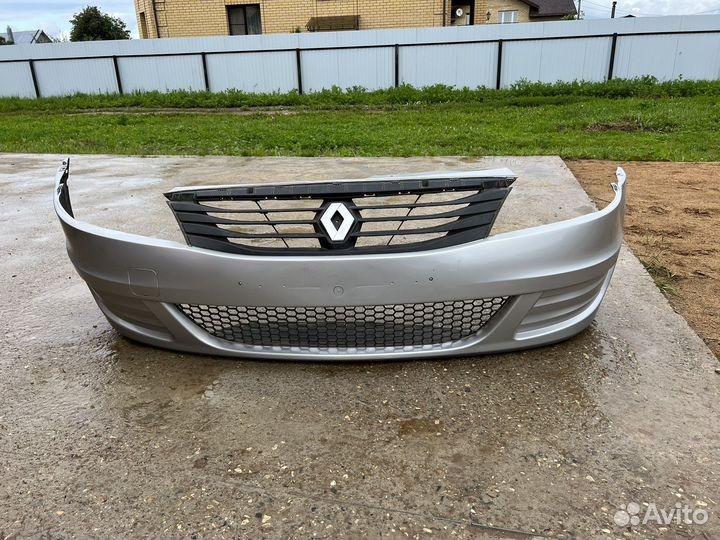 Бампер renault logan