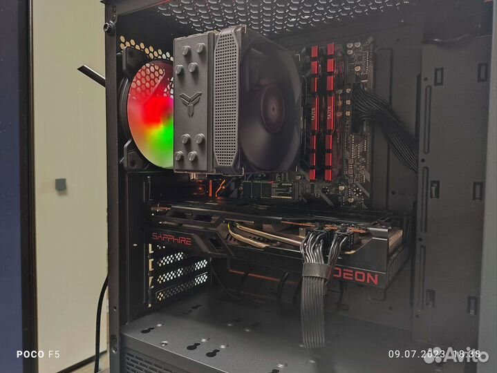 Игровой топ комп RX6700XT+ Ryzen5 3600+32Gb RAM