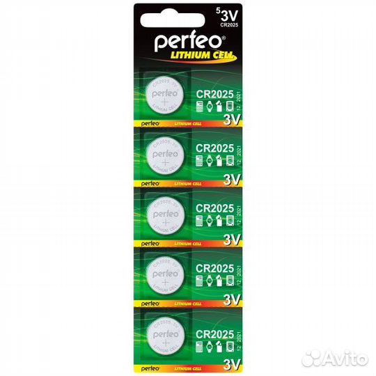 Батарейка Perfeo CR2025