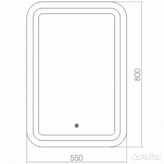 Зеркало Silver mirrors фр-00001215 Белое