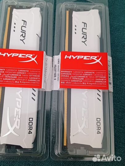 Оперативная память ddr4 hyperx fury 16gb