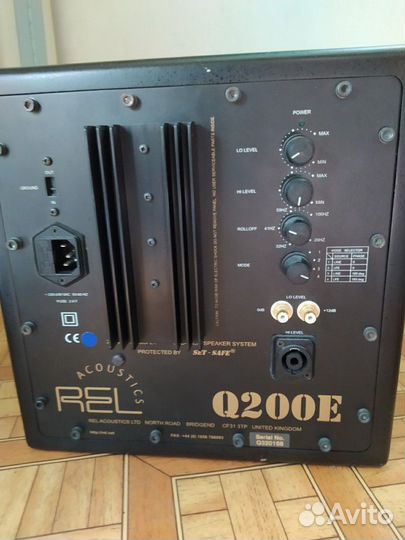 Rel q200e hot sale subwoofer