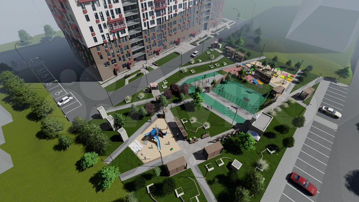 2-к. квартира, 65,2 м², 5/16 эт.