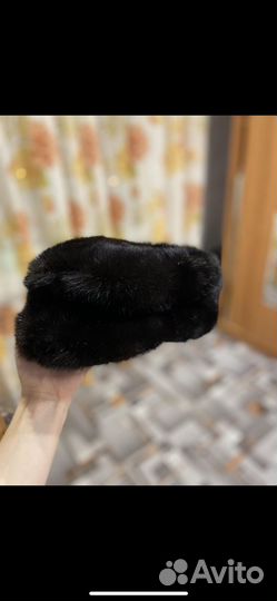 Норковая шапка мужская
