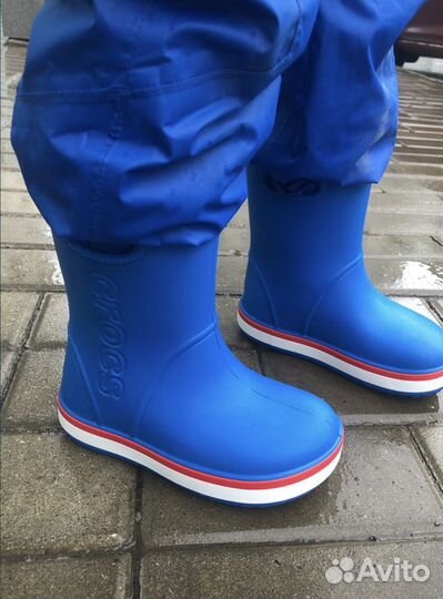 Резиновые сапоги crocs c7