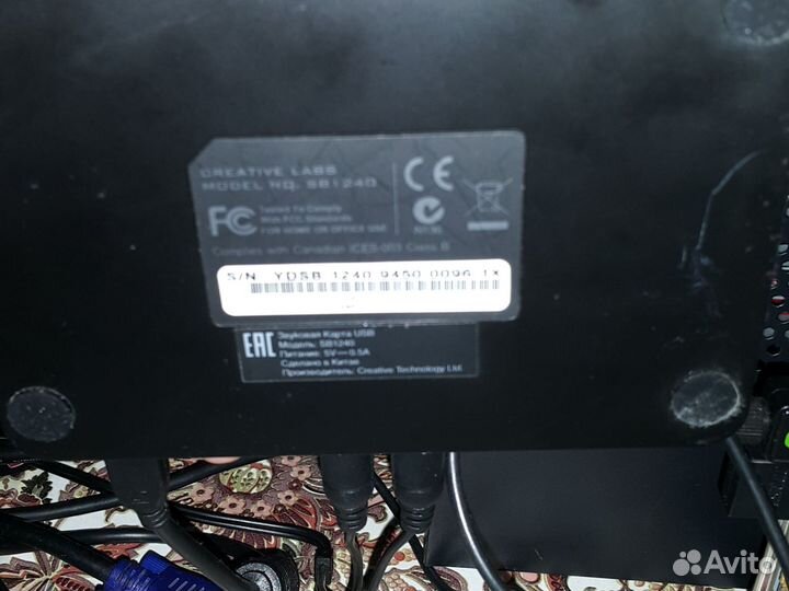 Внешняя usb звуковая карта Sound blaster x-fi hd