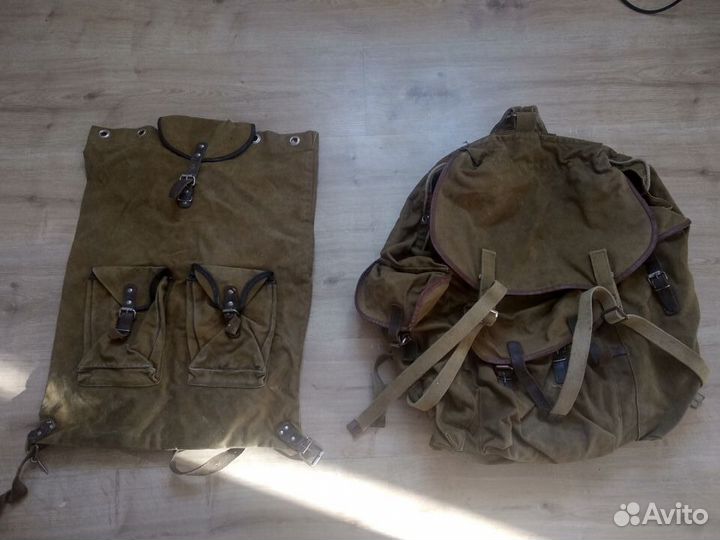 Рюкзак и вещмешок военный походный