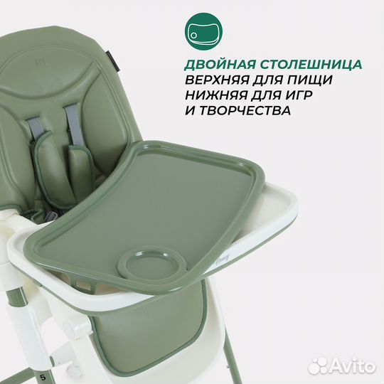 Стульчик для кормления Rant Honey New, Green