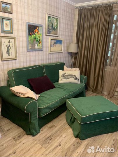 Чехол для 3-местного дивана-кровати Баккабру(икеа)