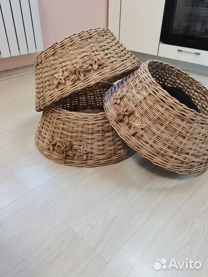 Корзина под ёлку. Плетёная корзина