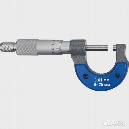 Микрометр гладкий механический Зубр Профессионал мк 25 34480-25 z02