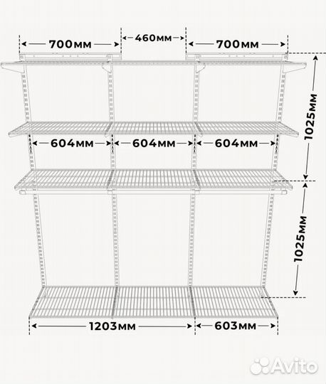 Гардеробная система бу